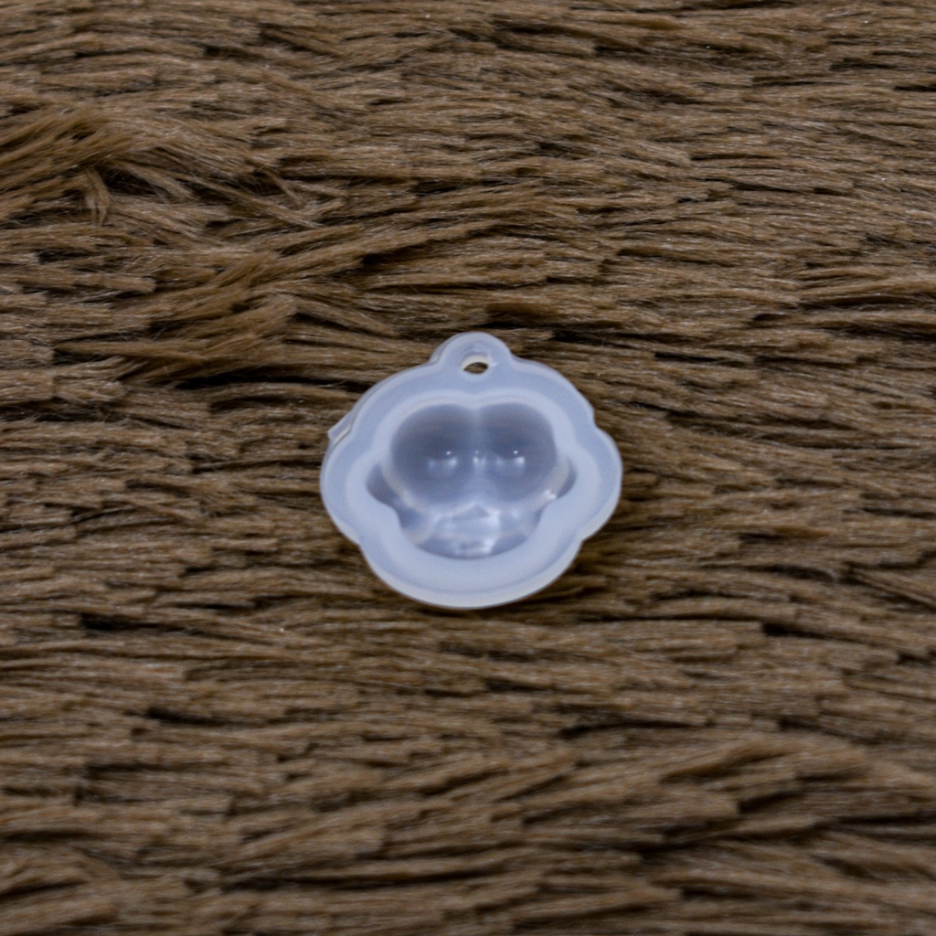 Molde de silicona diseño dije huella de gato 3*2.8cm