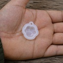 Molde de silicona diseño dije huella de gato 3*2.8cm