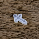Molde de silicona diseño dije cruz 3.7*2cm