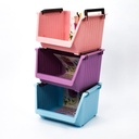 Caja apilable para almacenamiento