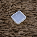Molde de silicona forma dije cuadrado 25mm
