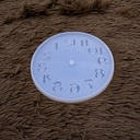 Molde de silicona reloj numero arábico 10cm