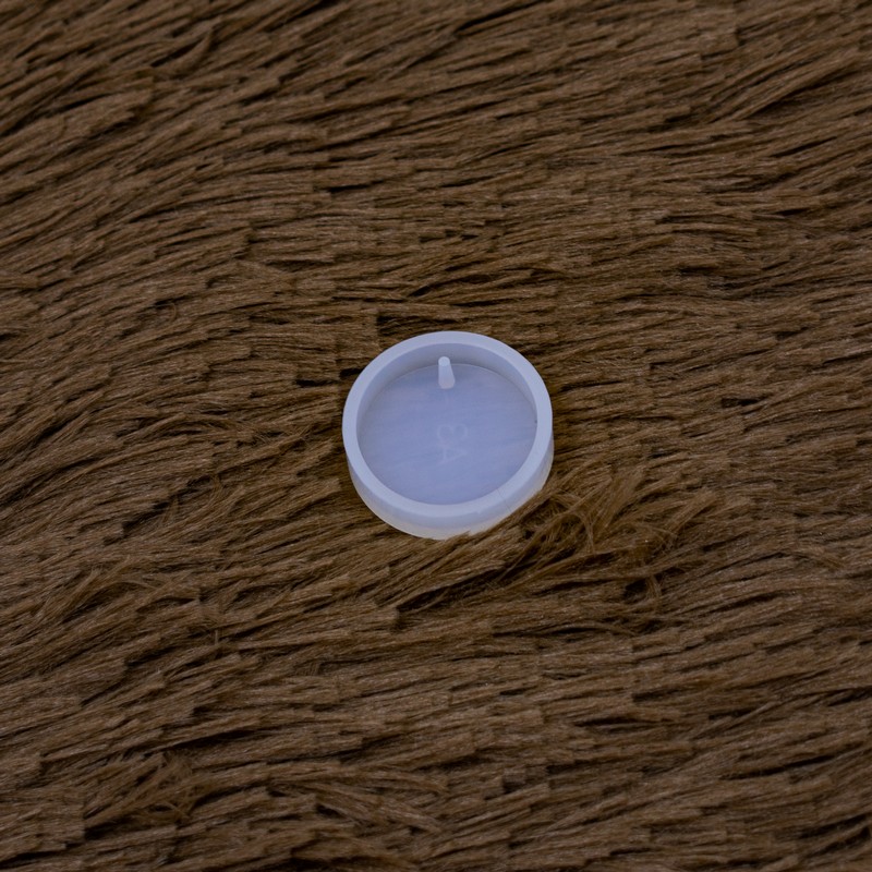 Molde de silicona dije circular 25mm