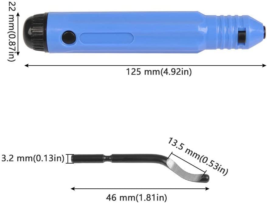 Herramienta desbarbado con 10 cuchilla