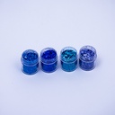 Glitter mix de 4 tonos de azul