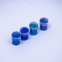 Glitter mix de 4 tonos de azul