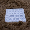 Molde de silicona diseño gema mix 14.6cm