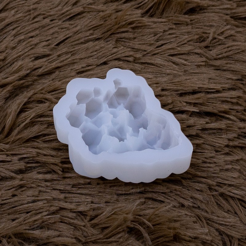 Molde de silicona piedra cuarzo base pequeña