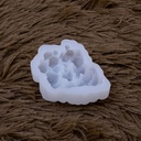 Molde de silicona piedra cuarzo base pequeña