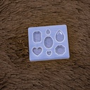 Molde de silicona diseño dije 9*8cm
