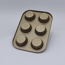 Bandeja de metal 6 molde 18*26cm