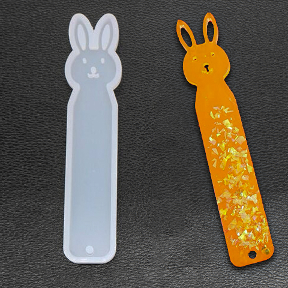 Molde de silicona separador de hoja conejo 14*3.5cm