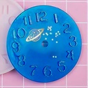 Molde de silicona reloj numero arábico 10cm