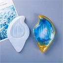 Molde de silicona diseño decorativo concha de mar 21*13cm