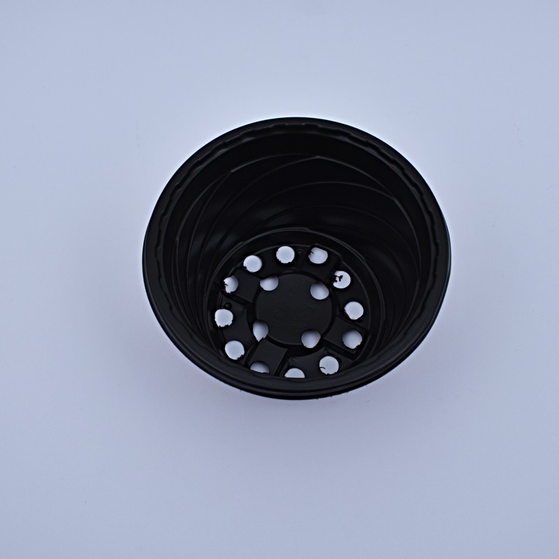 Plantera de plastico marrón con colgante 15*10cm
