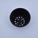 Plantera de plastico marrón con colgante 15*10cm