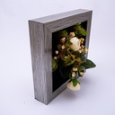 Cuadro con flor 20*20cm