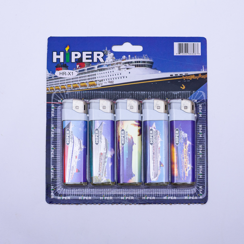 Encendedor hiper 5pc con diseño