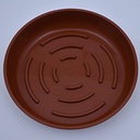 Base para plantera marrón 18cm
