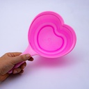 Bandeja de plastico  corazón