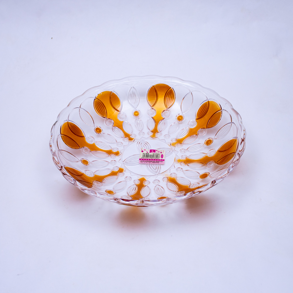 Bandeja de plastico con diseño colorido