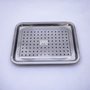 Bandeja con rejilla inox 36*27cm