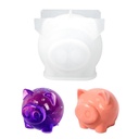 Molde de silicona cerdito 60*55mm