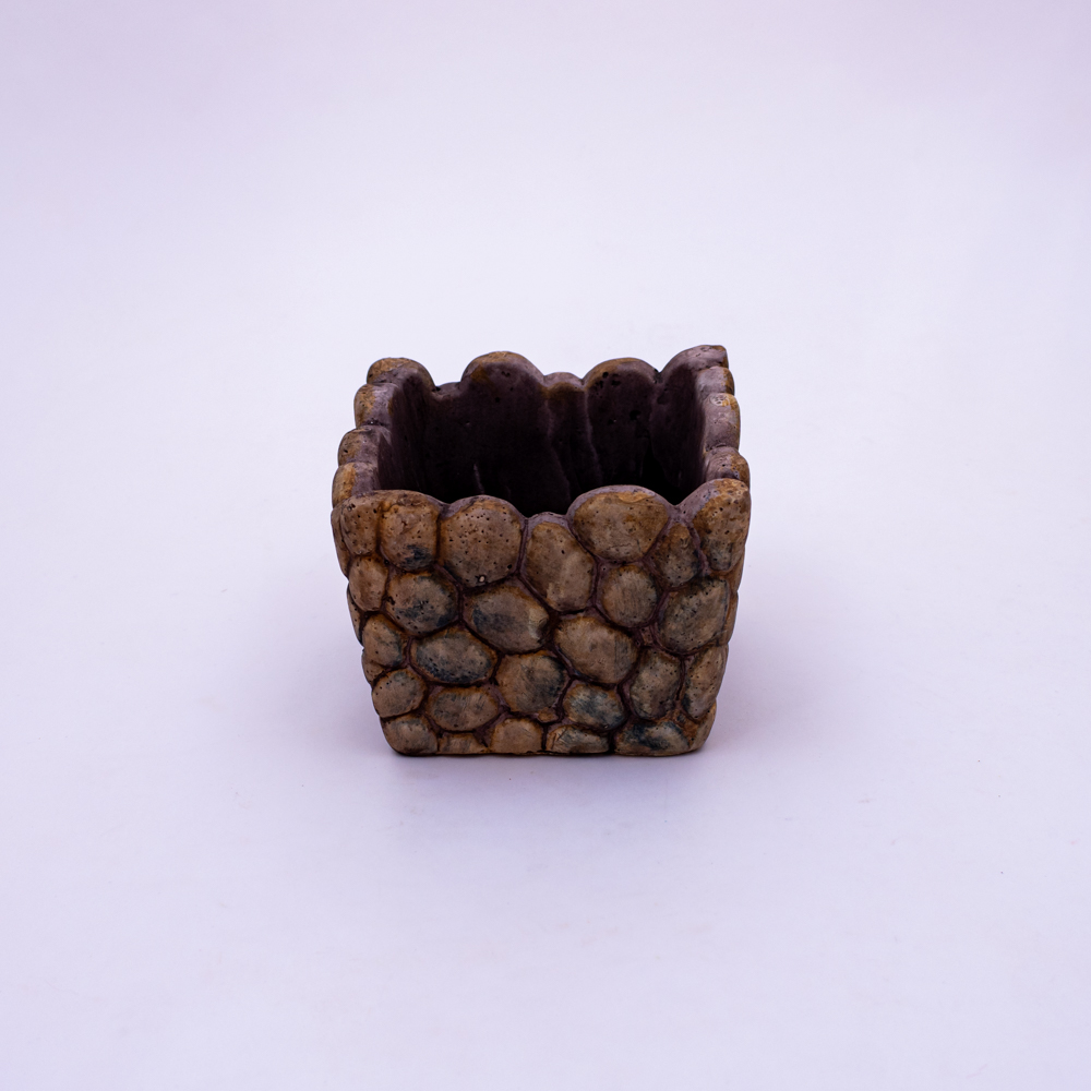 Plantera de cerámica diseño rustico