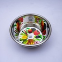 Bandeja inoxidable hondo 30cm con medida