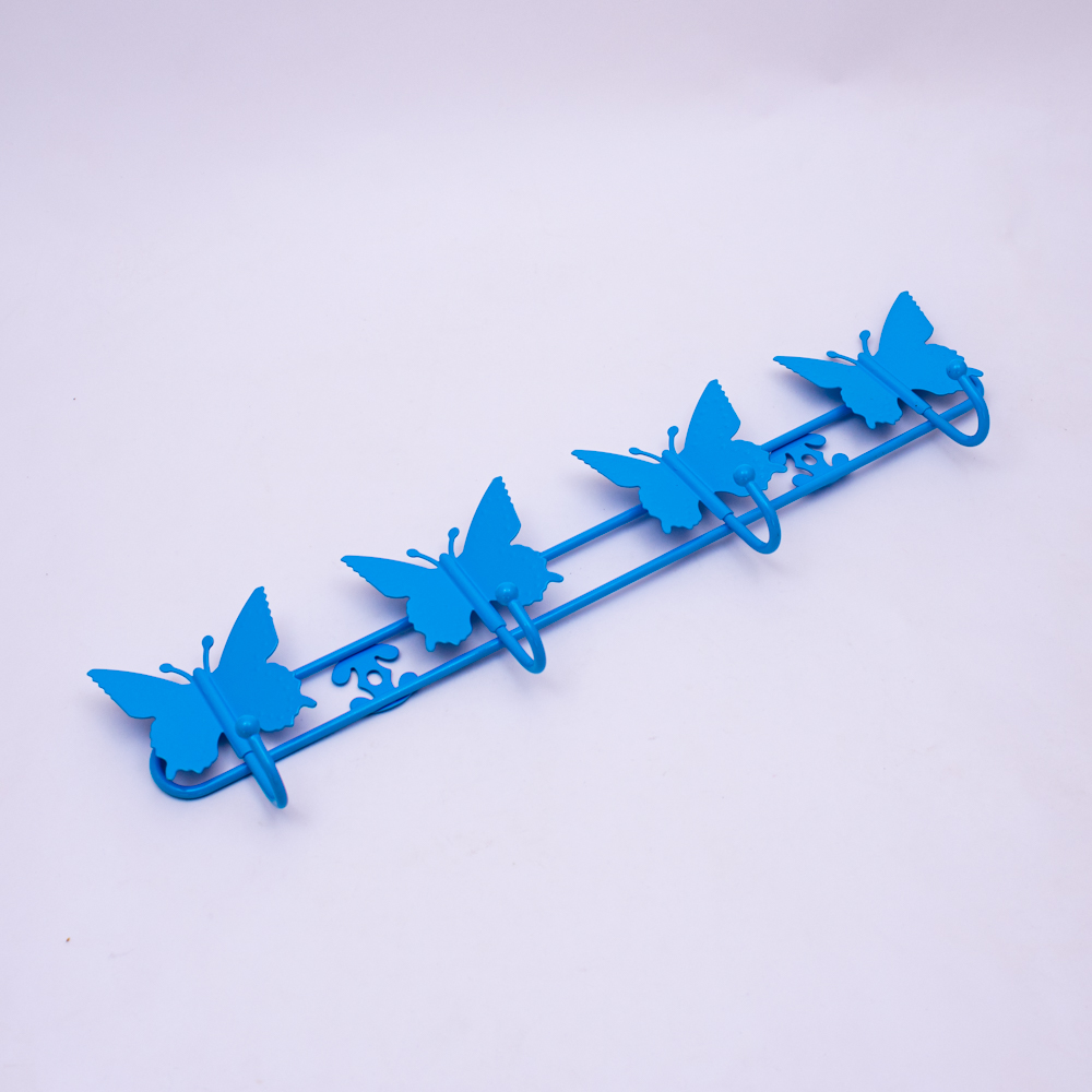 Gancho diseño mariposa 4 cabeza 43*10cm