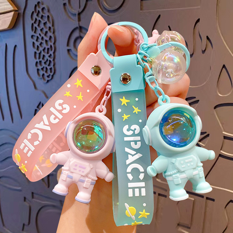 Llavero astronauta con luz LED SPACE