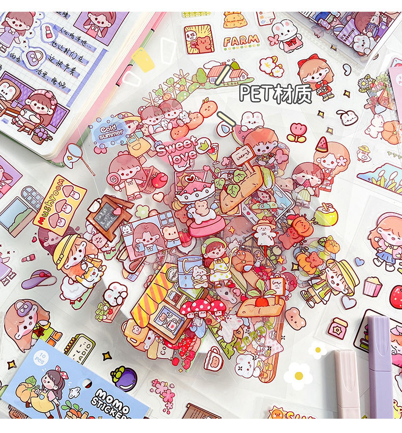 Stickert diseño infantil 10 laminas