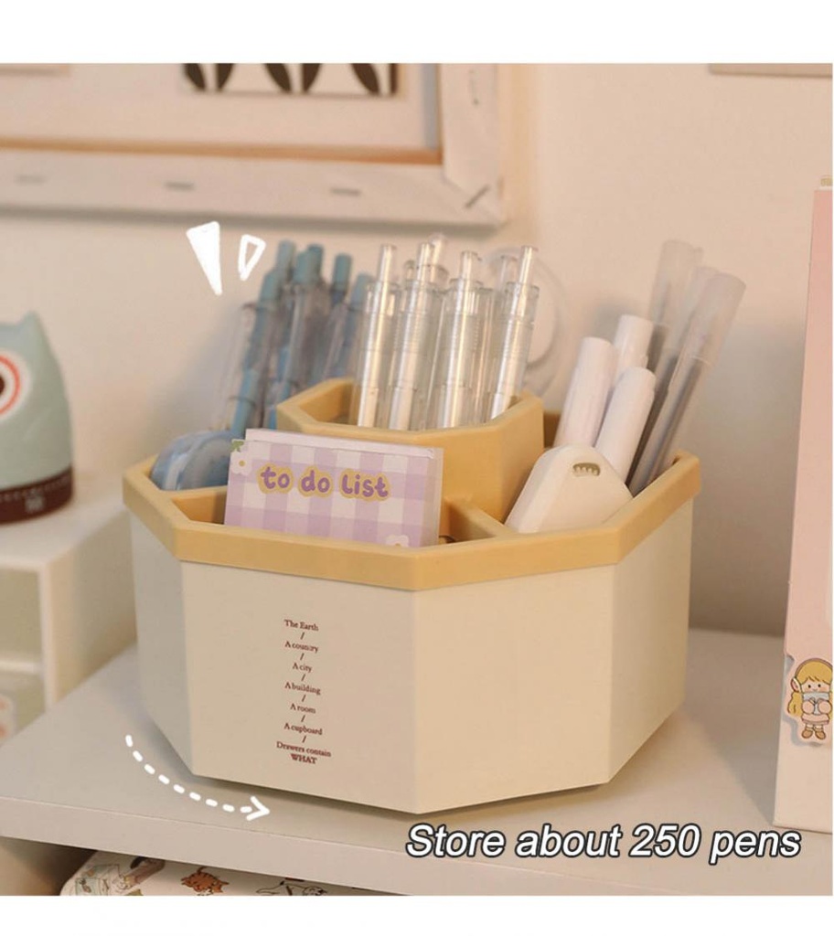 Organizador de plastico con 5 divisorias