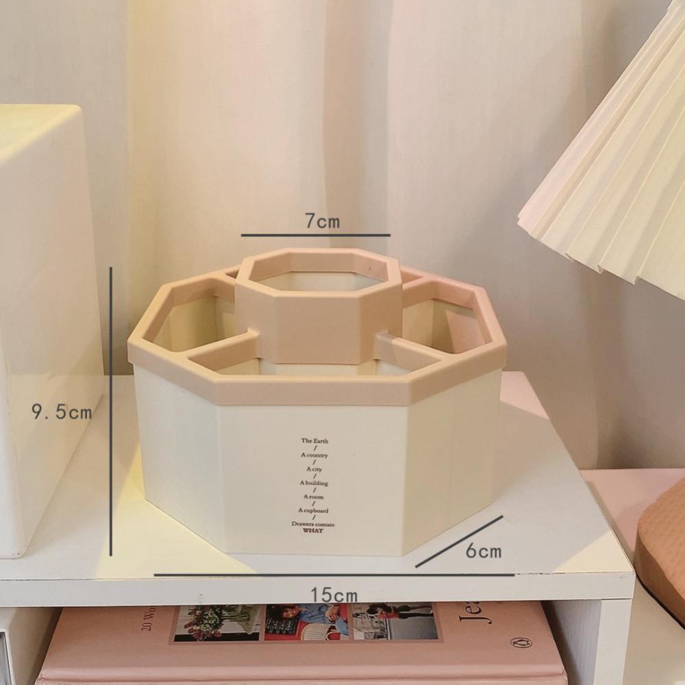 Organizador de plastico con 5 divisorias