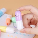 Mini resaltador colores pasteles 6pc