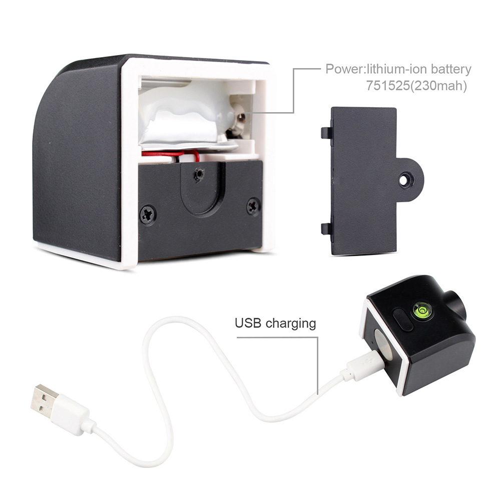 Mini nivel de LASER recargable a USB