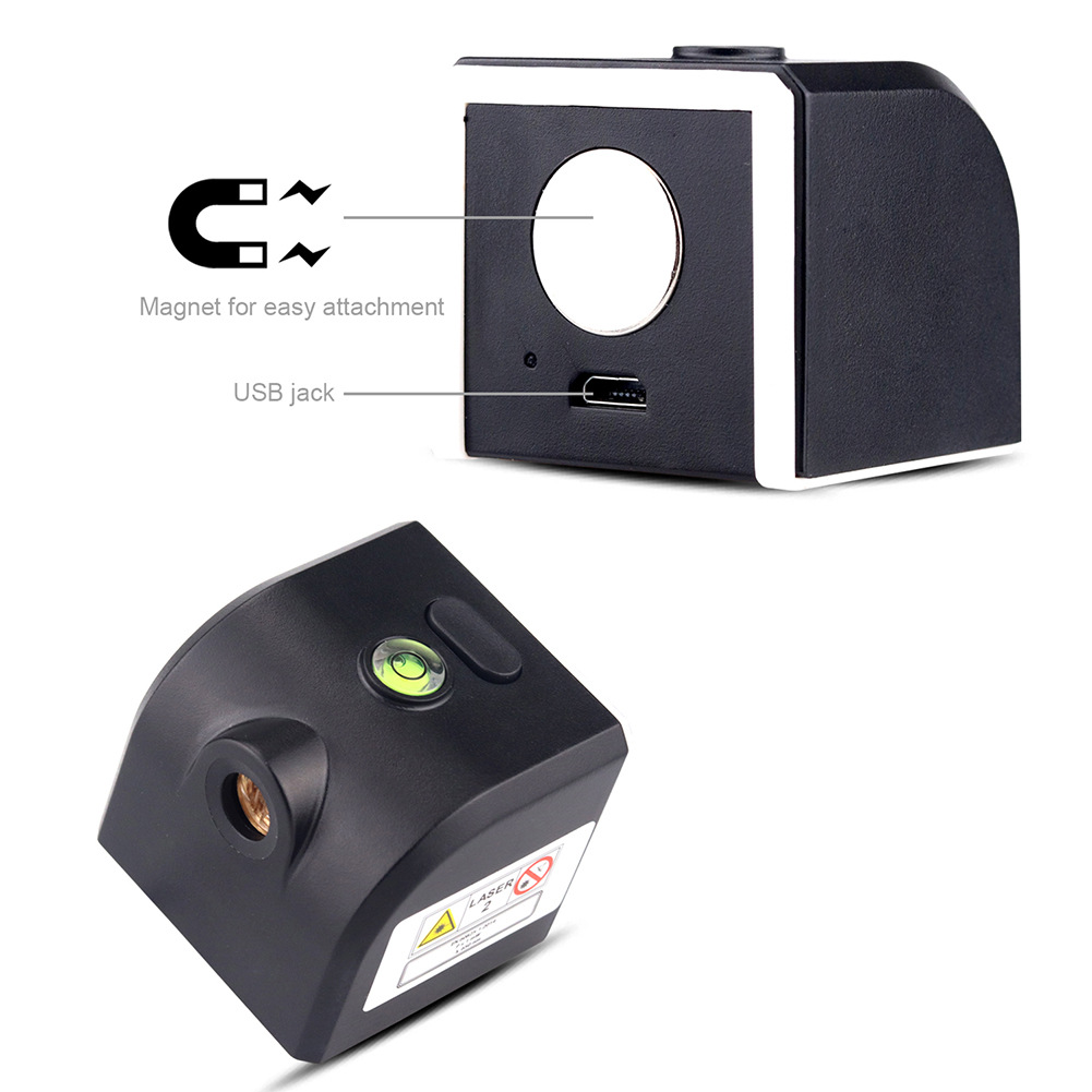 Mini nivel de LASER recargable a USB