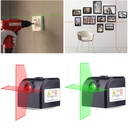 Mini nivel de LASER, linea cruzada, recargable a USB