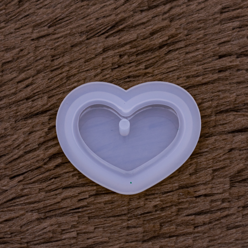 Molde de silicona de corazon 53*41mm
