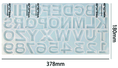 Molde de silicona con relieve 180*378mm