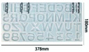 Molde de silicona con relieve 180*378mm