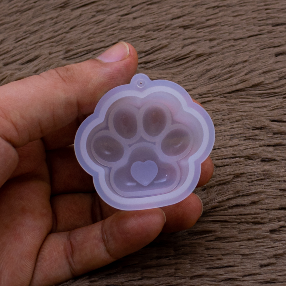 Molde de silicona pata de gato 5*5cm
