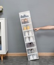 Caja organizador para zapatos de plastico apilable