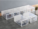 Caja organizador para zapatos de plastico apilable