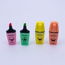 Mini marcador tono pastel 4pcs