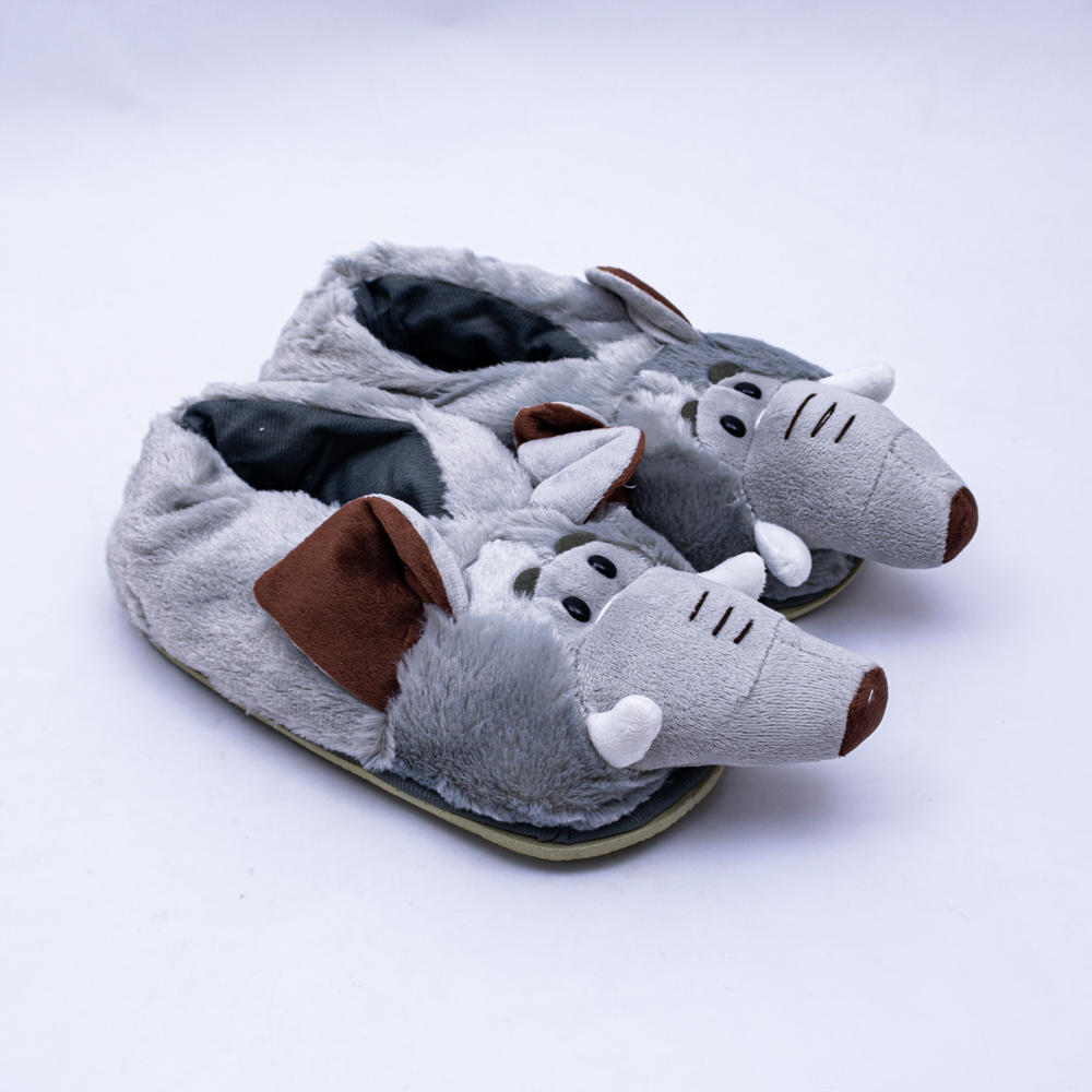 Pantufla con diseño animal grande 31-42
