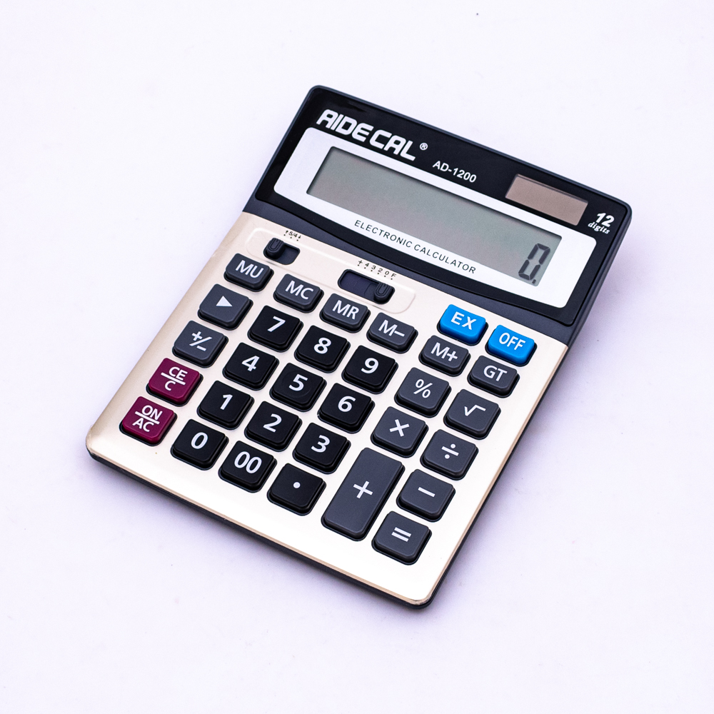 Calculadora electrónica de 12 dígitos