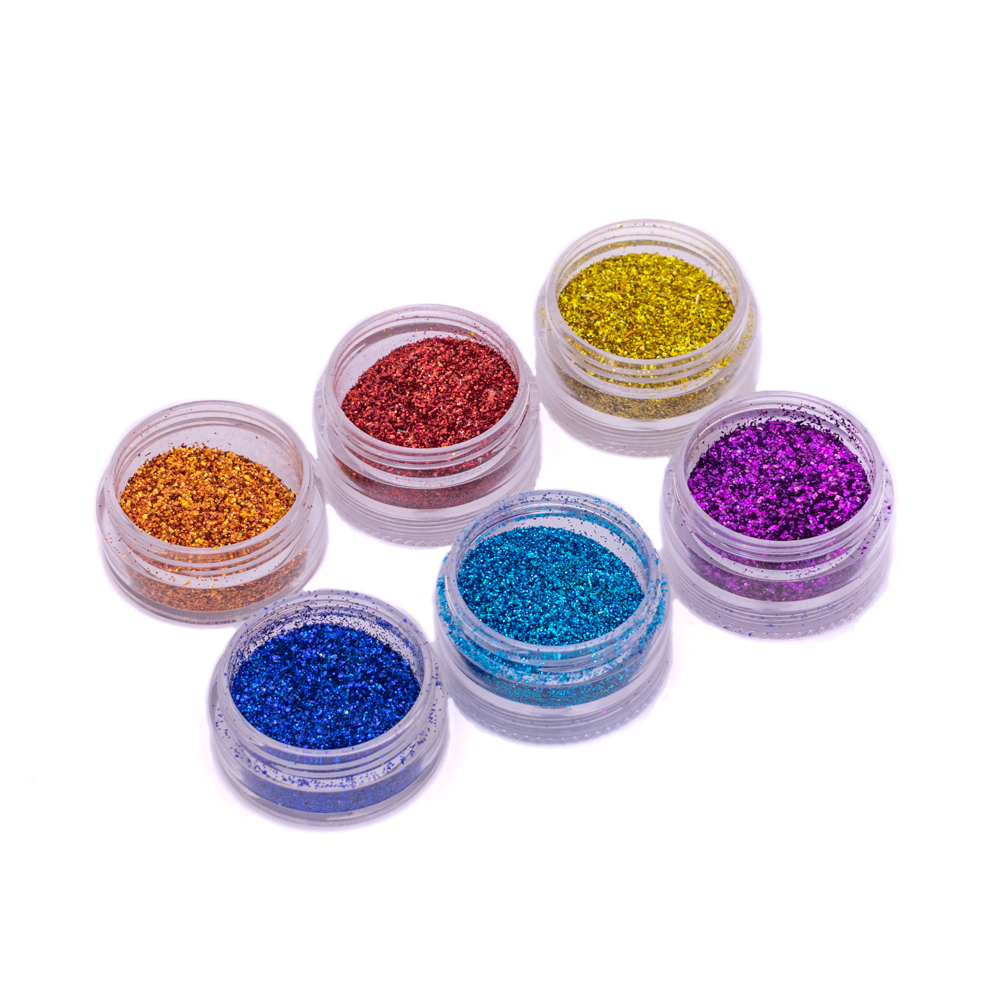 Glitter purpurina laser 3 colores