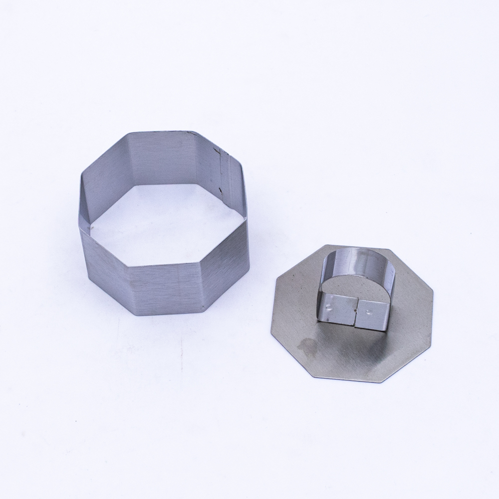 Molde de metal hexagonal 3pc