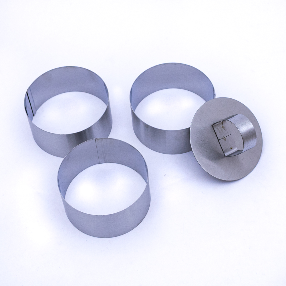 Molde de metal 3pc redondo